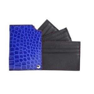 Pre-Order D’MOM crocodile belly skin card holder!